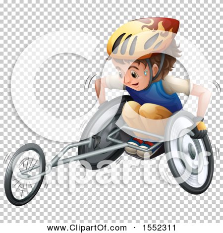 wheelchair race vector
