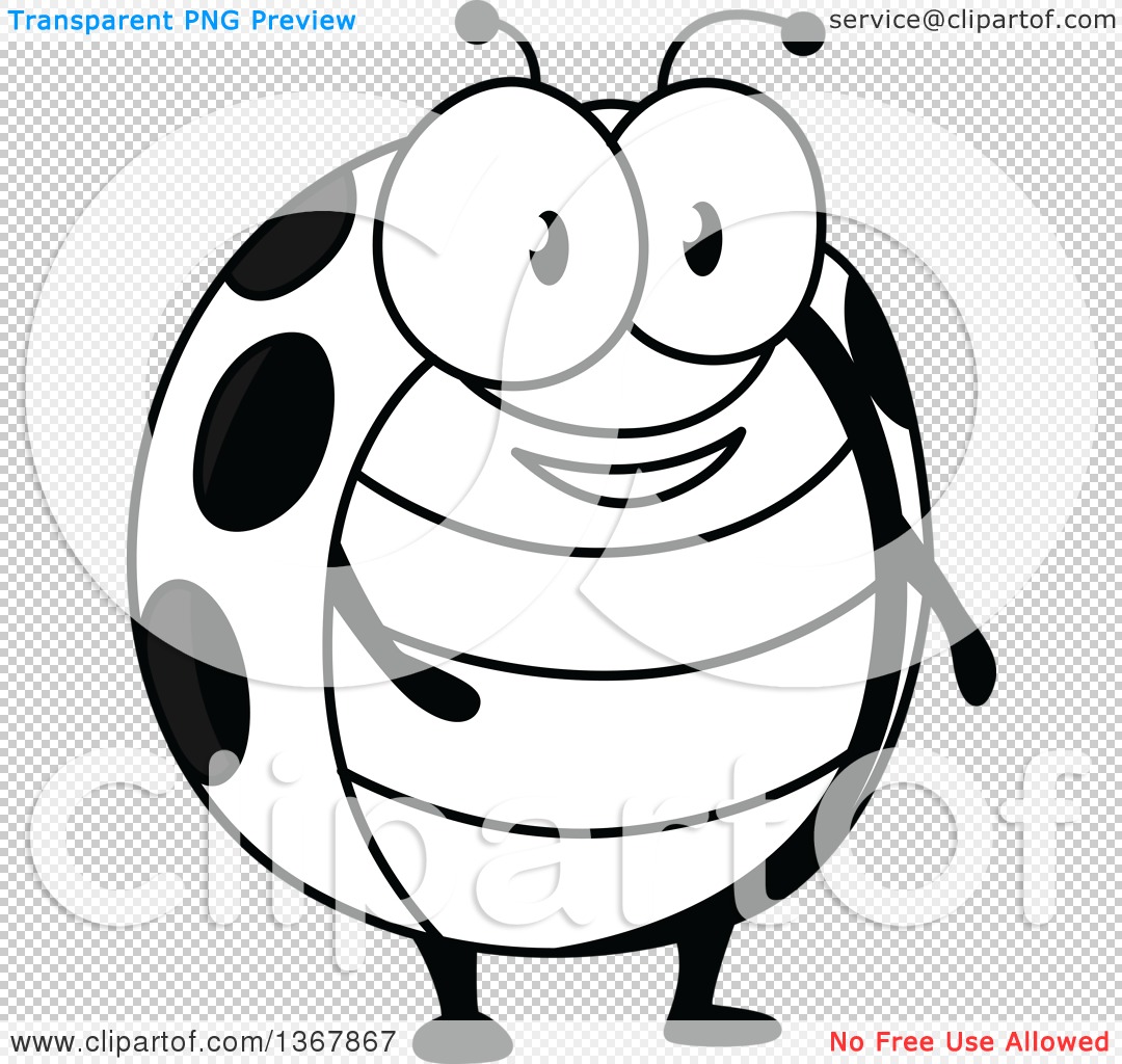 Lady Bug Cartoon PNG Clip Art Image​