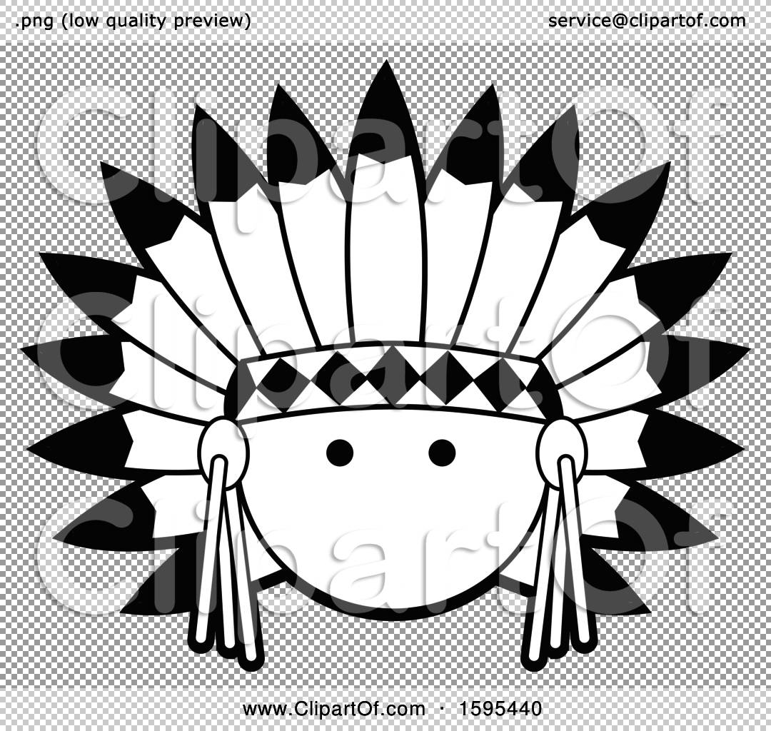 native american headband clipart