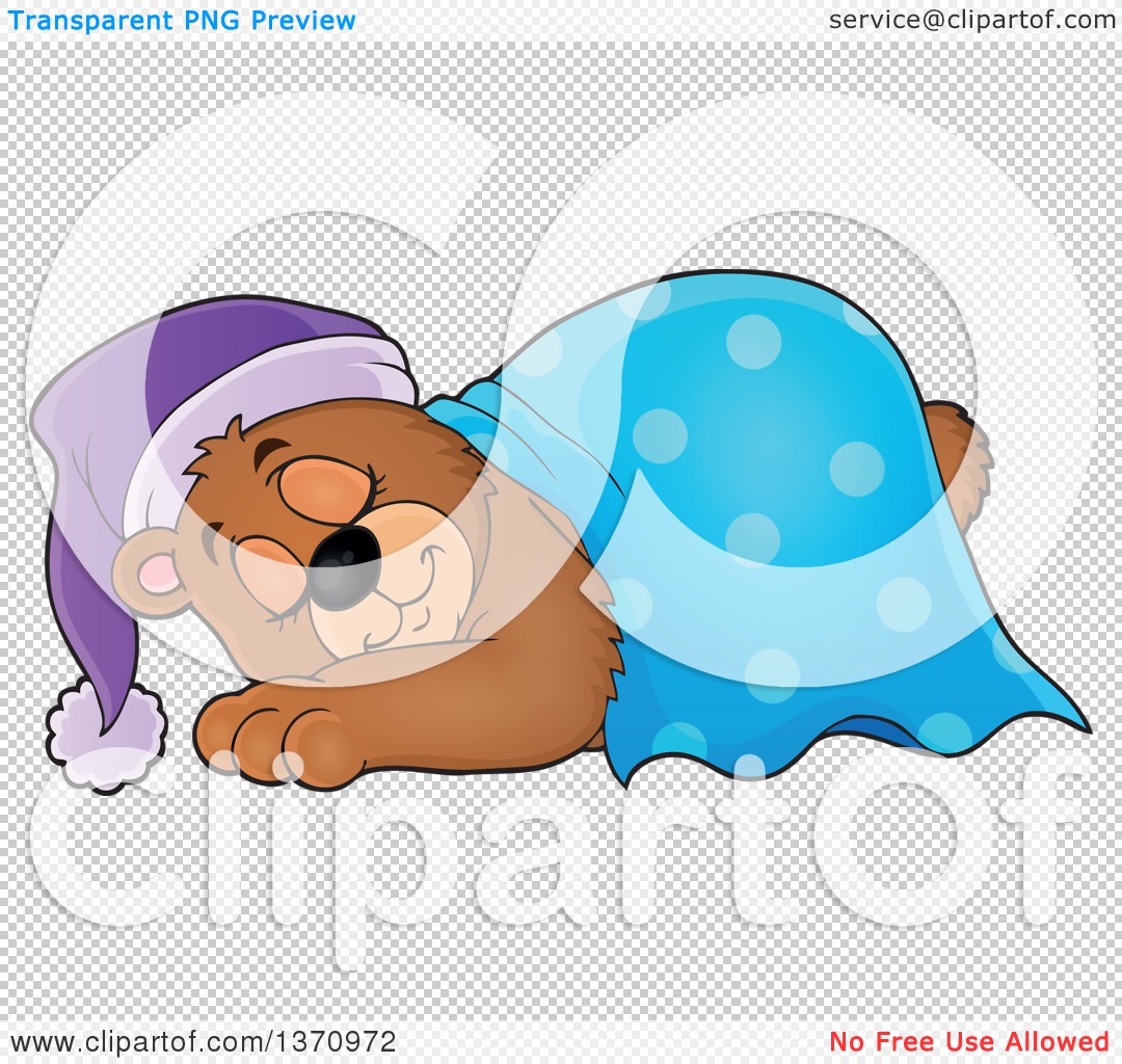 sleeping bear clip art