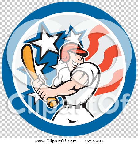 Cartoon Baseball Player Character with Bat by VectorTradition