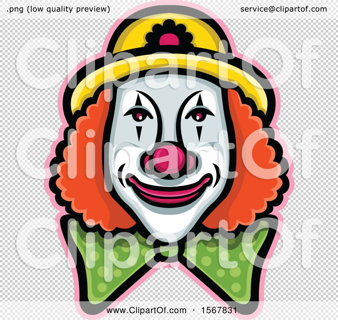 clown face clipart