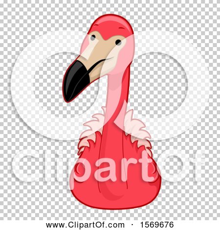 pink baby flamingo cartoon