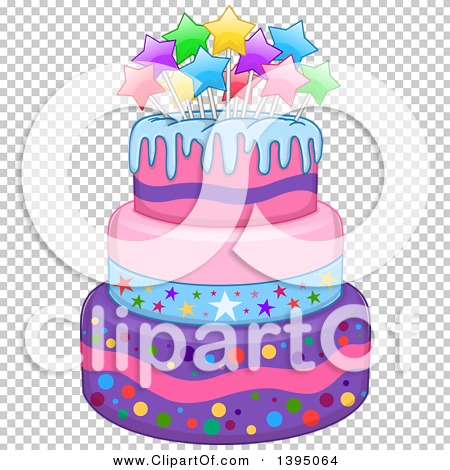 Royalty-Free (RF) Birthday Cake Clipart, Illustrations, Vector Graphics #3