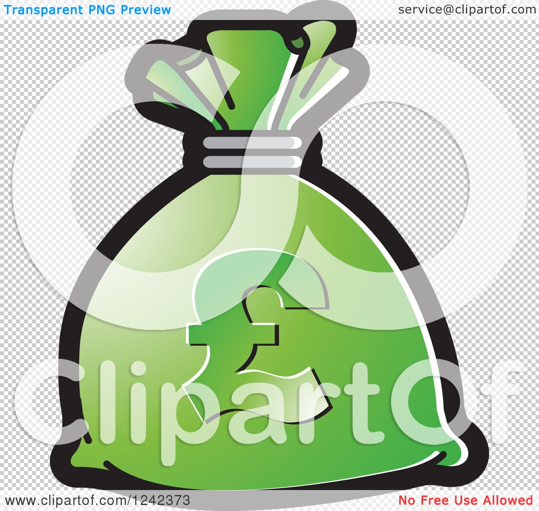 green money bag clip art
