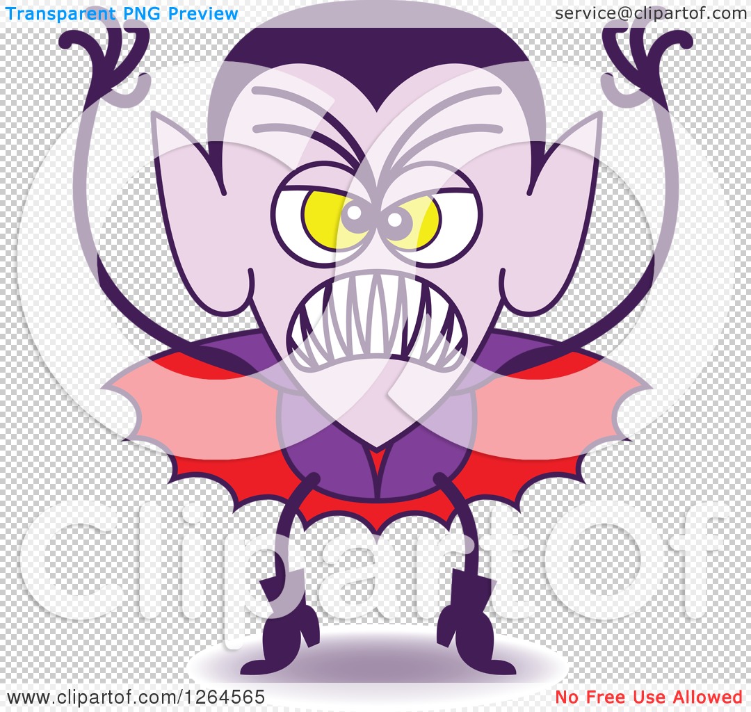 Cartoon vampire character Royalty Free Vector Image
