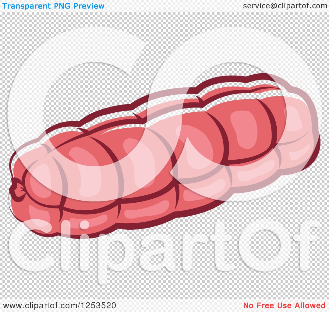 Clipart of a Ham - Royalty Free Vector Illustration by Vector Tradition