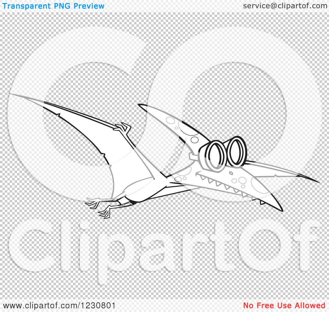 Free: Pterodactyl, Dinosaur, Tyrannosaurus Rex, Cartoon, Wing PNG 