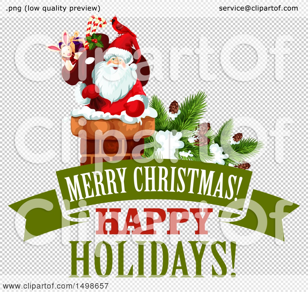 happy holidays banner clip art