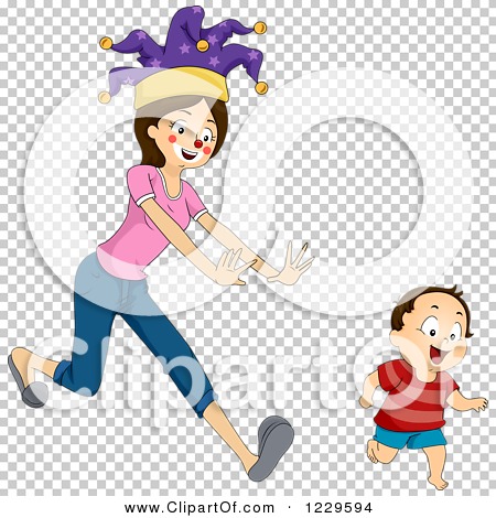 being chased clip art