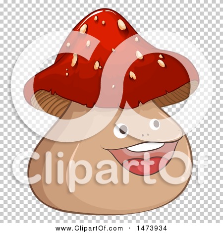 Clipart of a Mushroom - Royalty Free Vector Illustration by Graphics RF