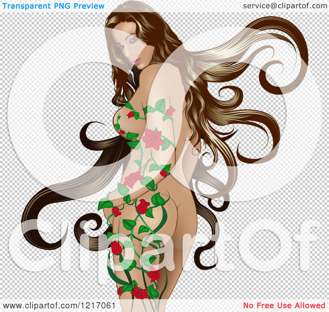 Woman body full length front and back Royalty Free Vector
