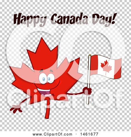 Clipart of a Red Outlined Canadian Maple Leaf - Royalty Free Vector  Illustration by Hit Toon #1461664