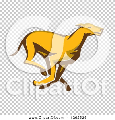running greyhound clipart