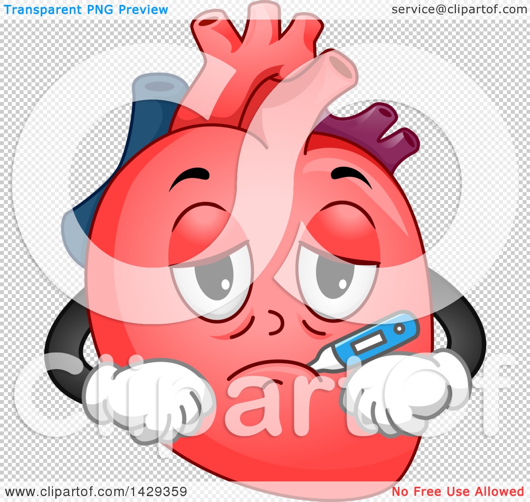 sick heart clipart
