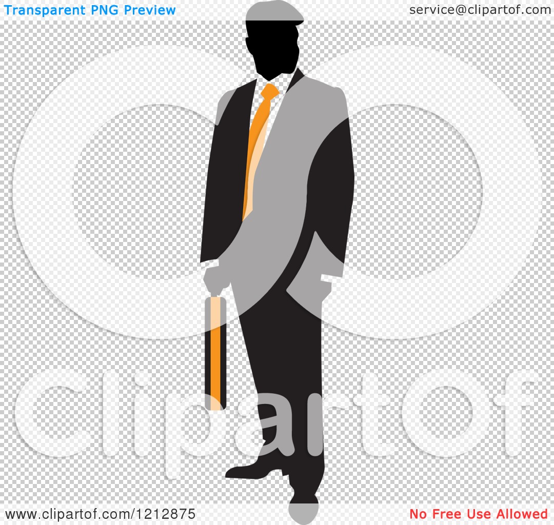 Kicked out businessman with briefcase Royalty Free Vector