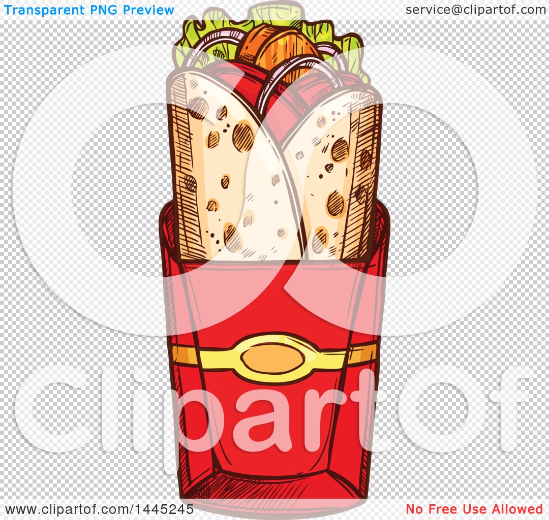 gyro sandwich clip art
