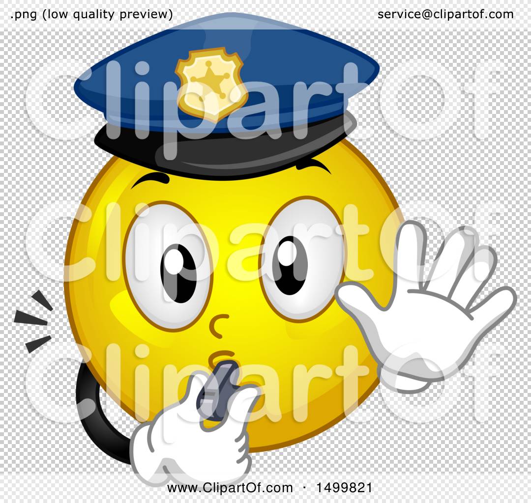 stamp and police emoji