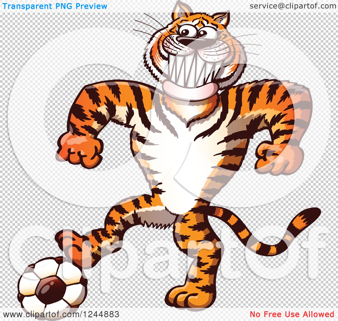 tiger football clipart - photo #30