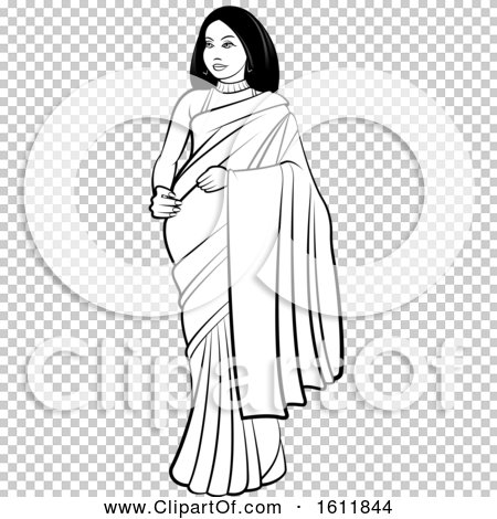 Royalty Free Indian Women Clip Art by Lal Perera