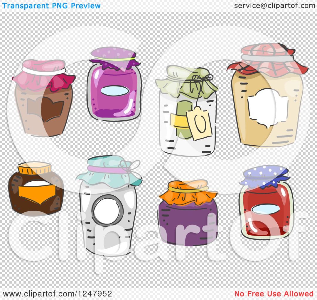 Canning Jar Open Lid Stock Vector, Royalty-Free
