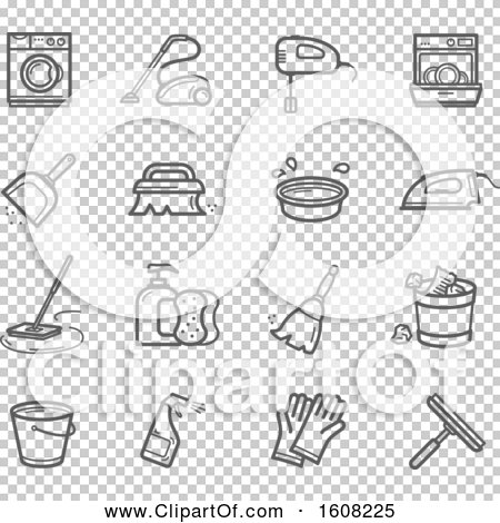 Set of stuff for cleaning Royalty Free Vector Image