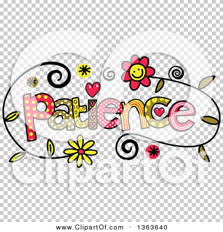 patience word art