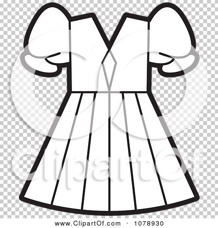 black white small dress vector clipart  Dress vector Vector clipart  Small dress