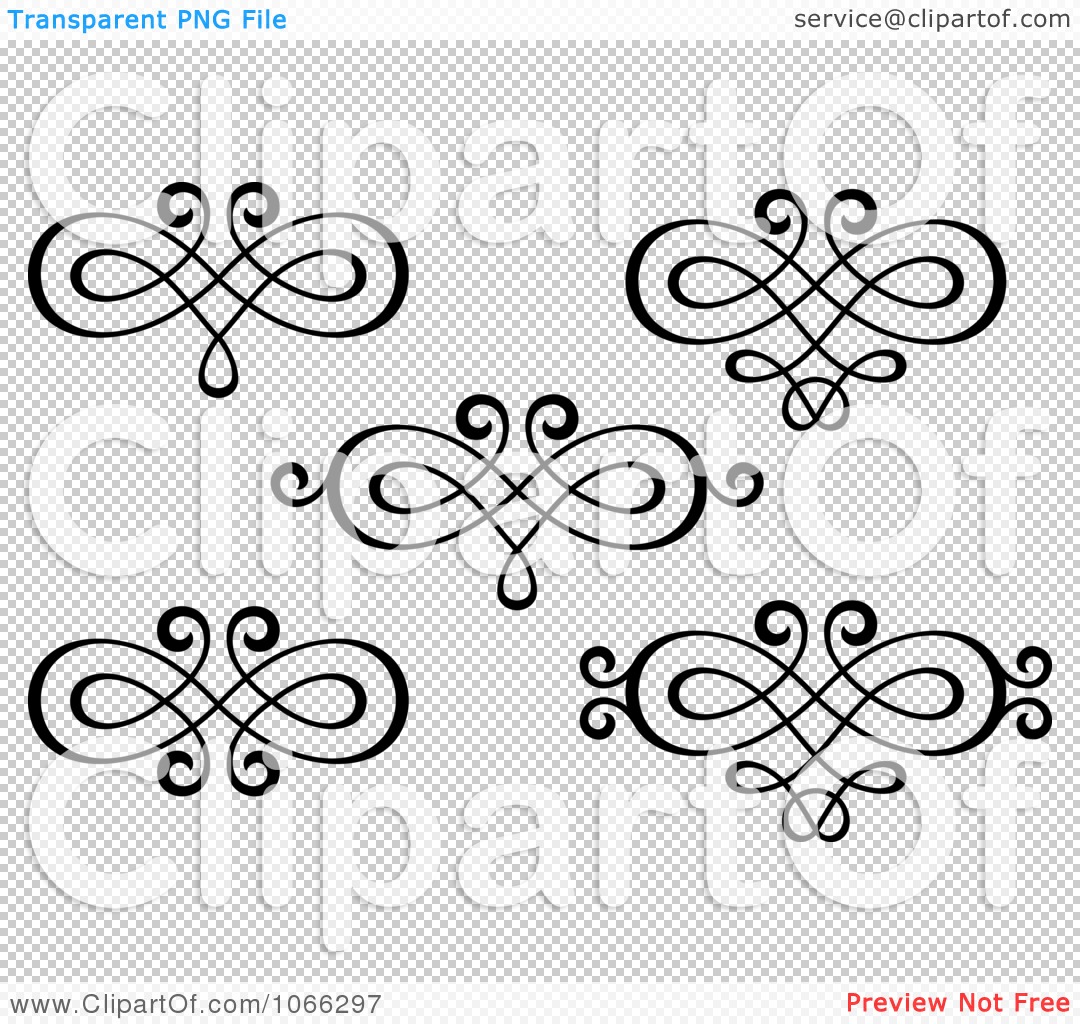 Clipart Swirl Elements - Royalty Free Vector Illustration by Vector ...