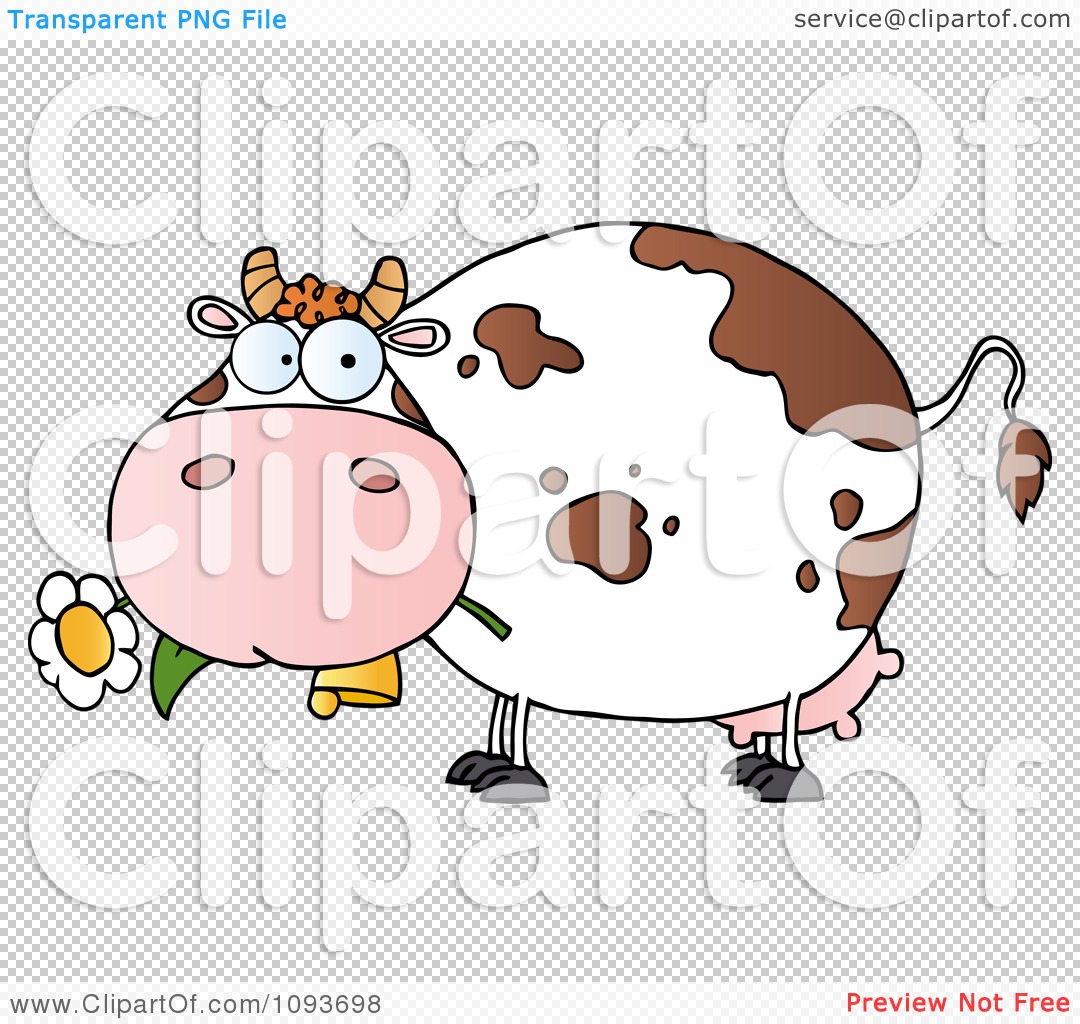 fat cow clipart