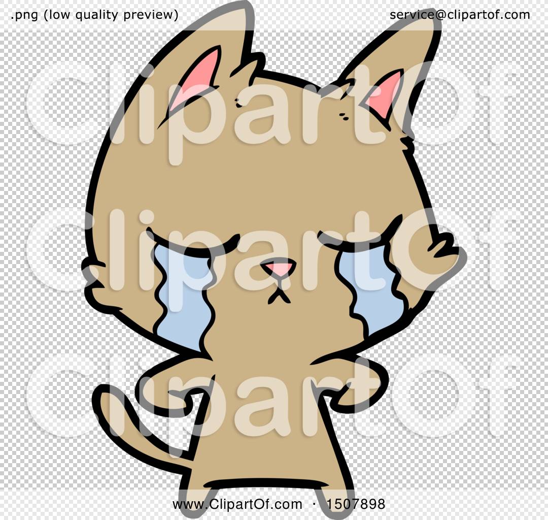 Crying Cartoon Cat by lineartestpilot #1507898