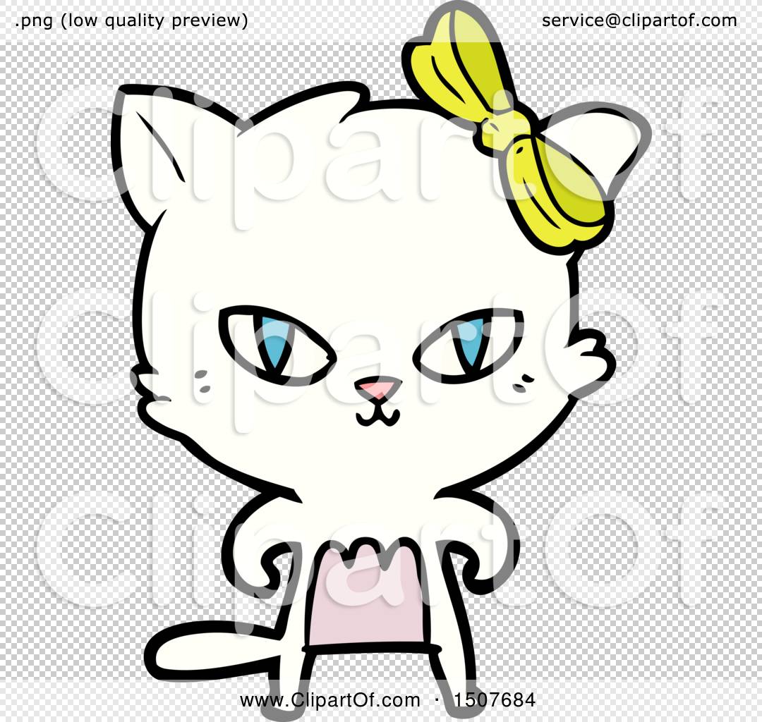 Cute Cartoon Cat by lineartestpilot #1507684