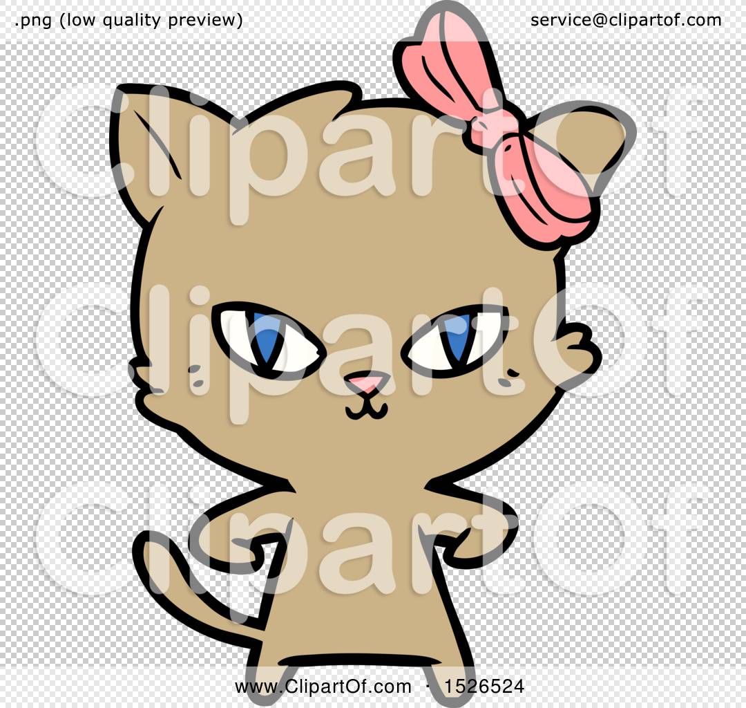 Cute Cartoon Cat by lineartestpilot #1526524