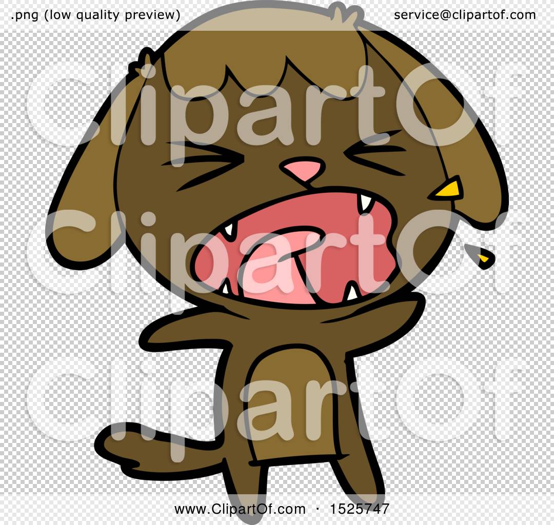 Cute Cartoon Dog Barking by lineartestpilot #1525747