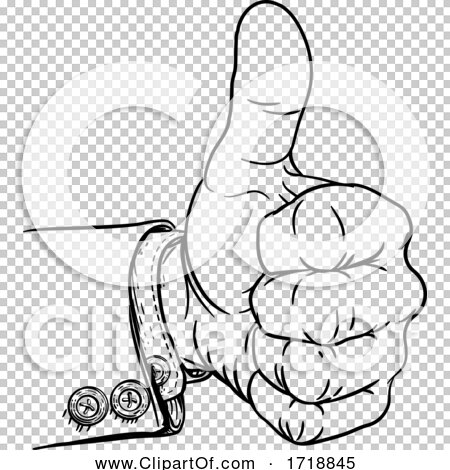 fist drawing thumbs up