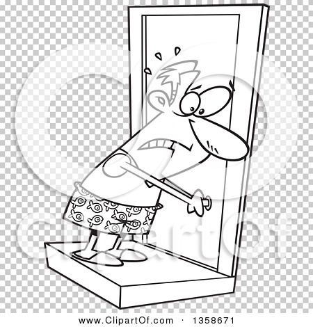 Royalty-Free (RF) Locked Out Clipart, Illustrations, Vector Graphics #1