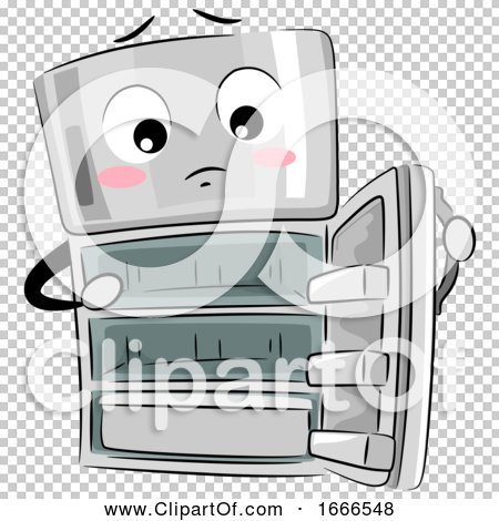 Mascot Refrigerator Empty Illustration by BNP Design Studio #1666548