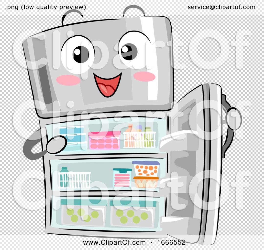 Mascot Refrigerator Organized Illustration by BNP Design Studio #1666552