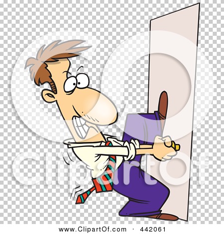 Royalty-Free (RF) Clip Art Illustration of a Cartoon Locked Out ...