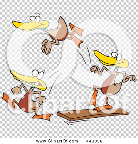 Royalty-Free (RF) Clip Art Illustration of Cartoon Mallard Ducks ...