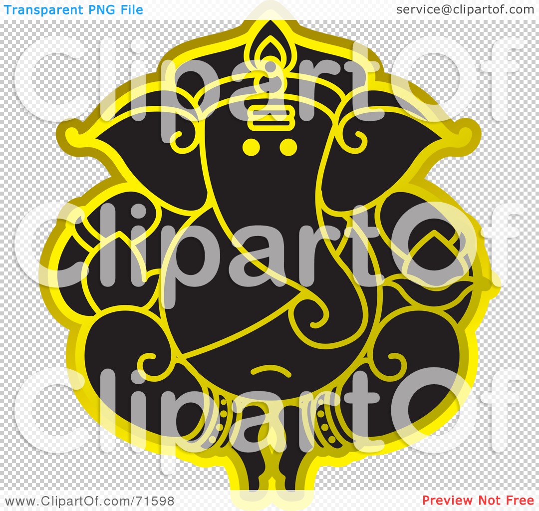 Image of God lord Ganesha in red color texture with black background -BL923366-Picxy