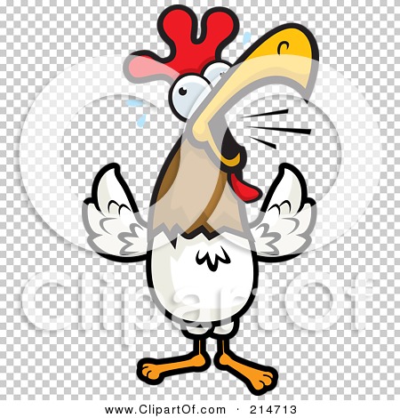 Royalty-Free (RF) Rooster Crowing Clipart, Illustrations, Vector Graphics #1