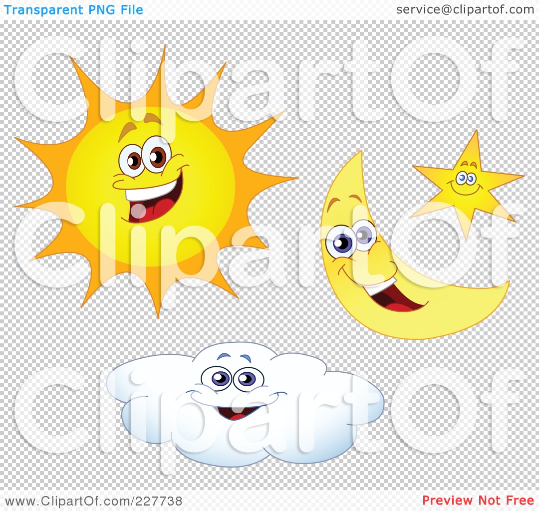 Royalty-Free (RF) Clipart Illustration of a Digital Collage Of A Sun ...