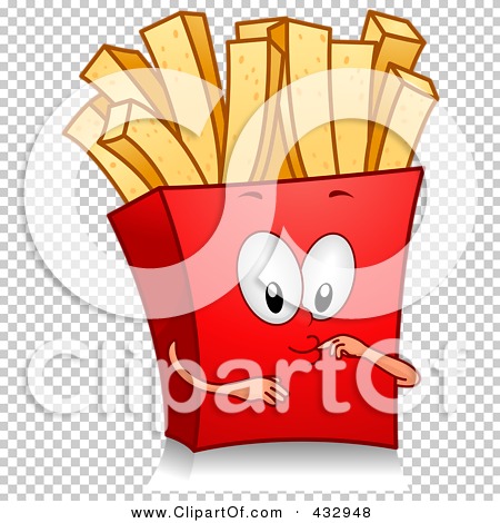 Royalty-Free (RF) Clipart Illustration of a French Fry Character ...