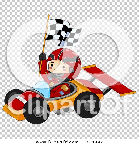Royalty-Free (RF) Clipart Illustration of a Happy Boy Holding A Flag ...