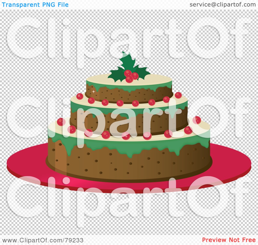 clipart christmas cakes free - photo #17