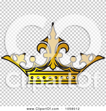 Royalty-Free Vector Clip Art Illustration of an Ornate Crown by Lal